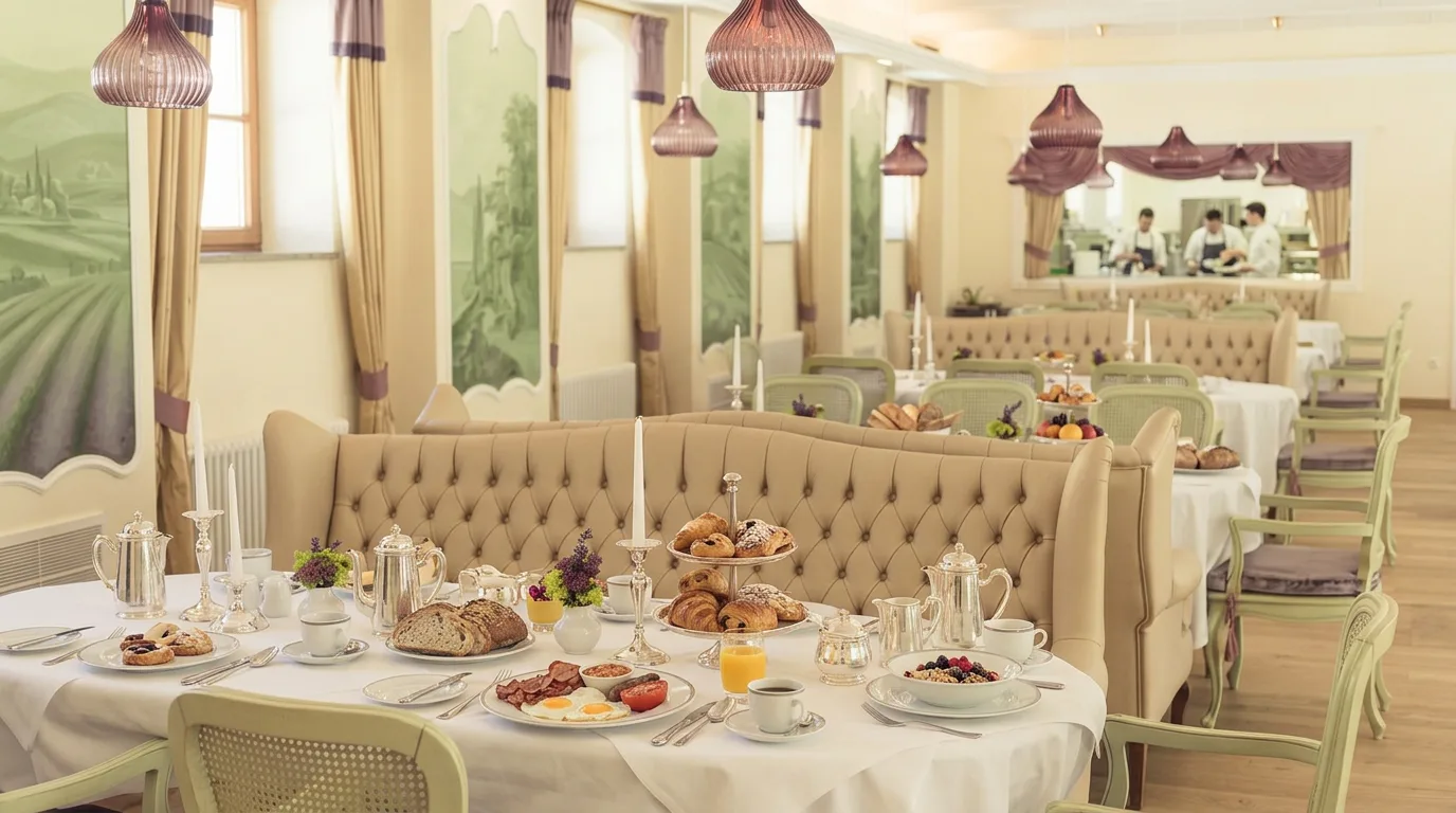 Frühstück in Schloss Thalheim — saisonale Produkte und regionale Küche