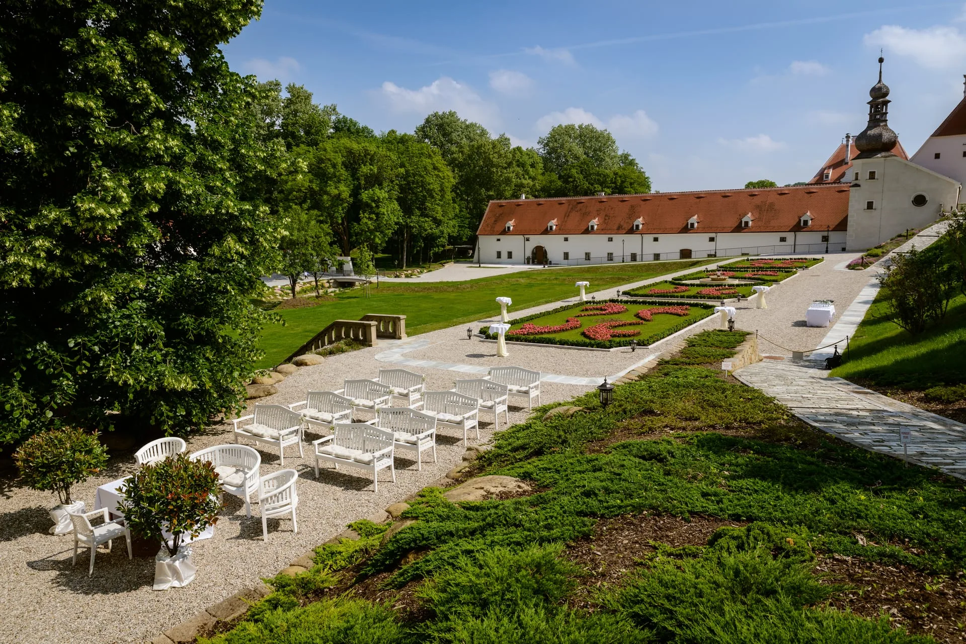Barockgarten — Schloss Thalheim Saisonal Erlebnisse